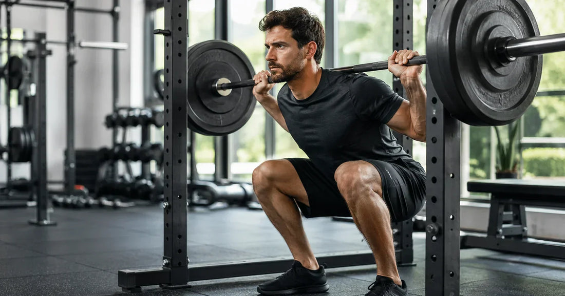 Allenamento con i pesi in un contesto di studio clinico sull'integrazione