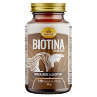 Flacone Biotina TricoPower Ribovita® di Salusfy - 120 capsule da 550 mg per il benessere di capelli e unghie.
