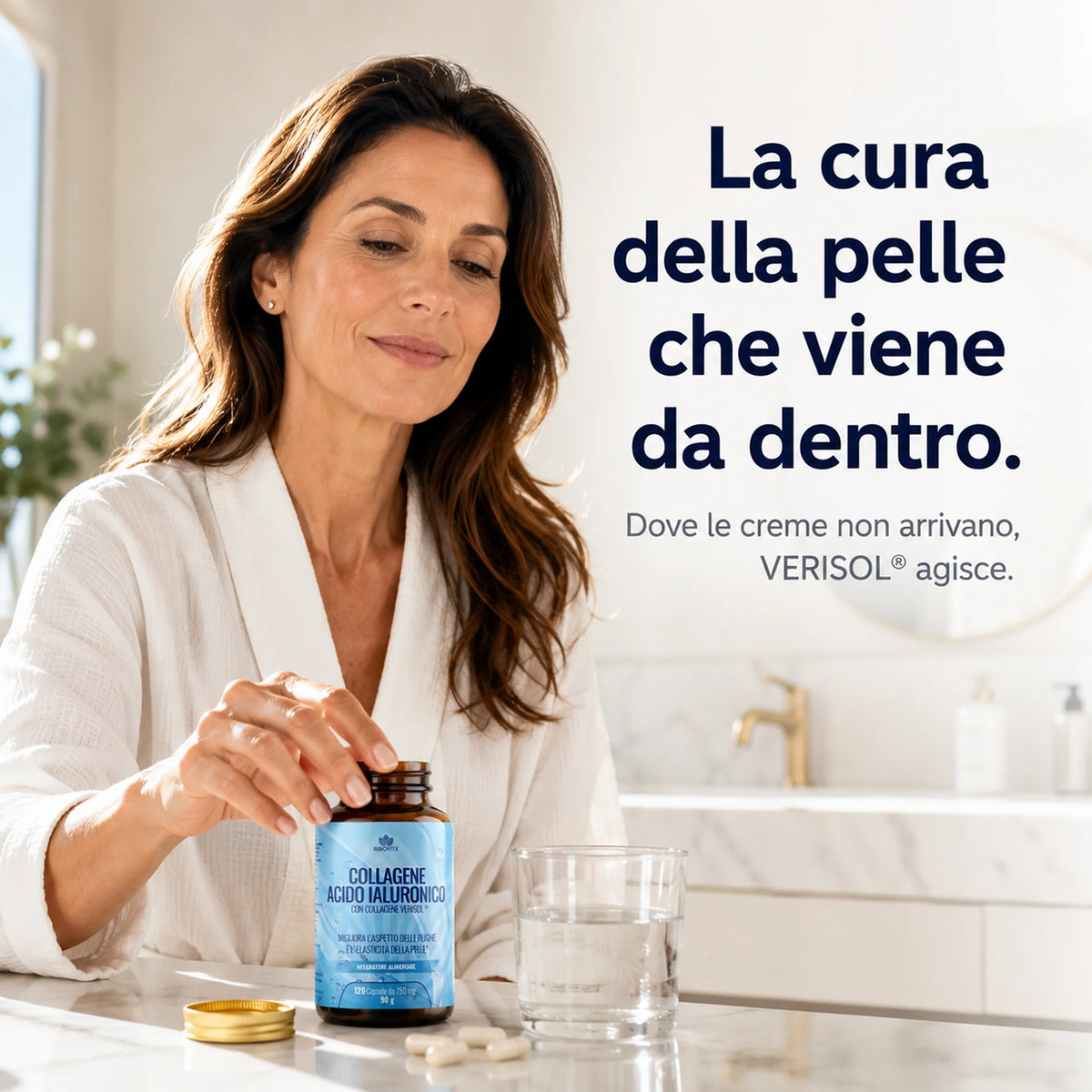 Collagene e Acido Ialuronico con collagene VERISOL®